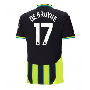 Manchester City Kevin De Bruyne #17 Venkovní Dres 2024-25 Krátký Rukáv